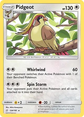 Carta Pidgeot