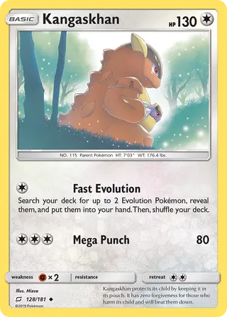 Carta Kangaskhan