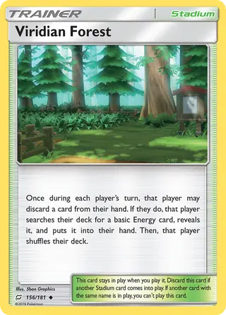 Carta Floresta de Viridian