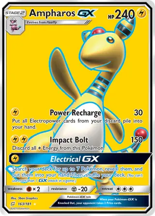 Carta Ampharos GX