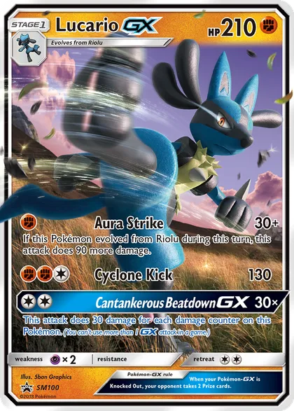 Carta Lucario GX