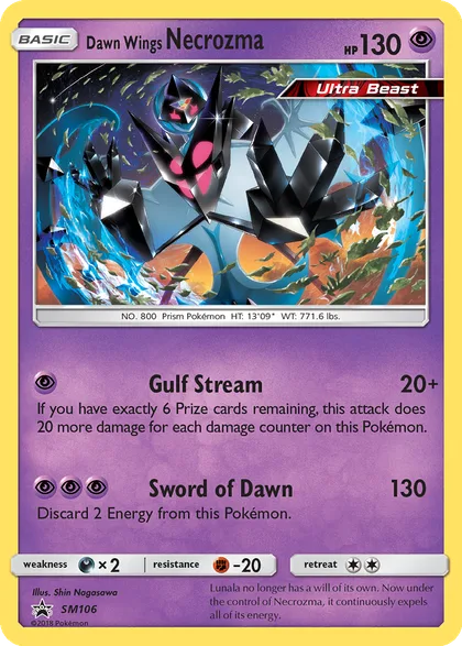 Carta Dawn Wings Necrozma