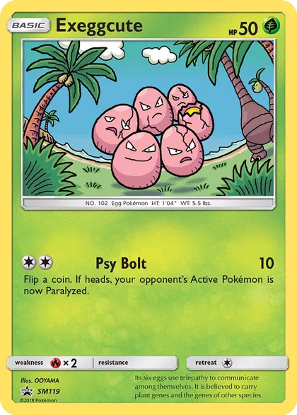 Carta Exeggcute