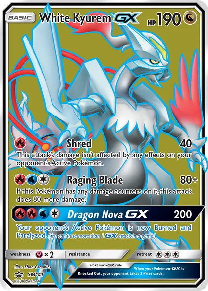 Carta White Kyurem GX