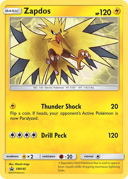Carta Zapdos