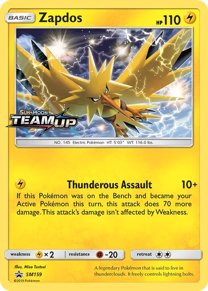 Carta Zapdos