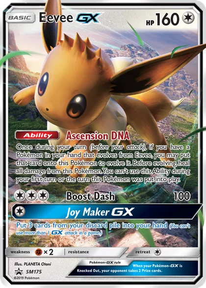 Carta Eevee GX