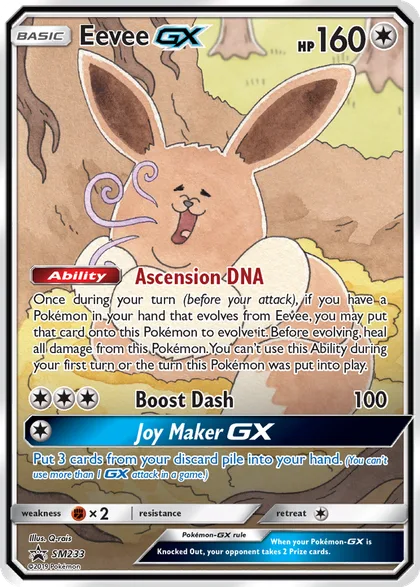 Carta Eevee GX