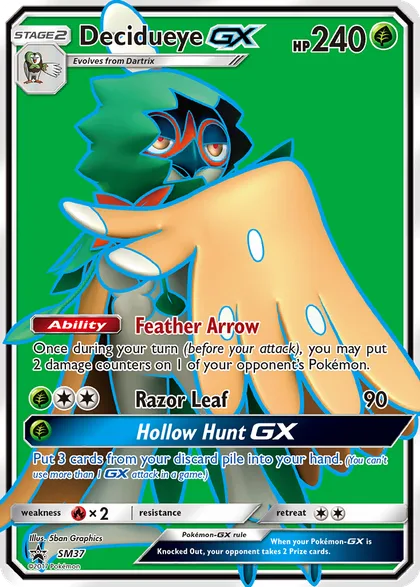 Carta Decidueye GX