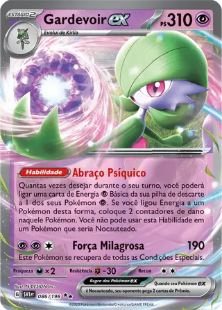 Carta Gardevoir ex