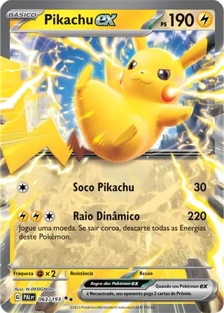 Carta Pikachu ex