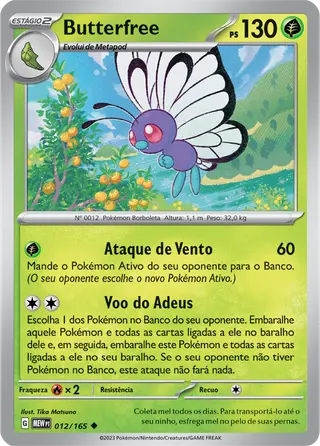 Carta Butterfree