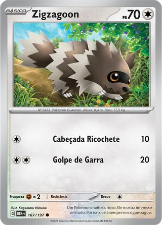 Carta Zigzagoon