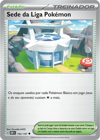Carta Sede da Liga Pokémon
