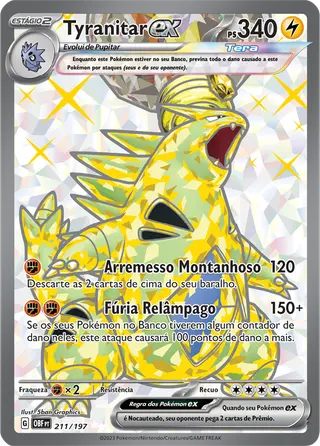 Carta Tyranitar ex