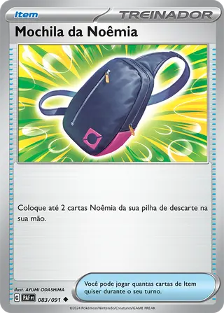 Carta Mochila da Noêmia
