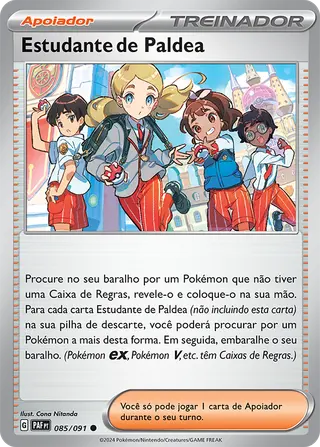 Carta Estudante de Paldea
