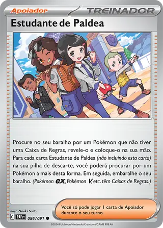 Carta Estudante de Paldea