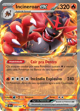 Carta Incineroar ex