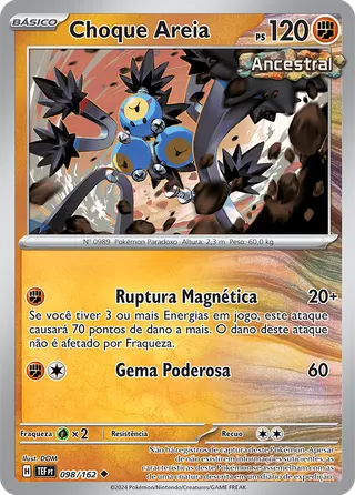 Carta Choque Areia