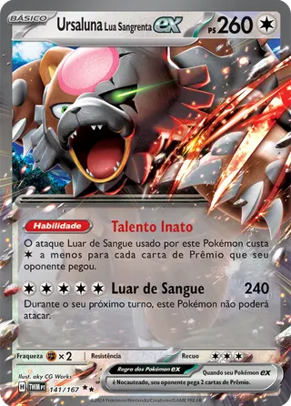 Carta Ursaluna Lua Sangrenta ex