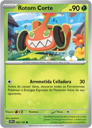 Carta Rotom Corte