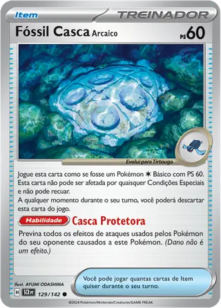 Carta Fóssil Casca Arcaico