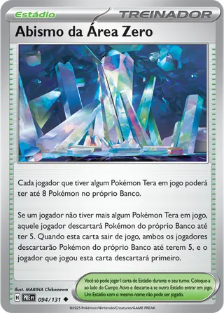 Carta Abismo da Área Zero