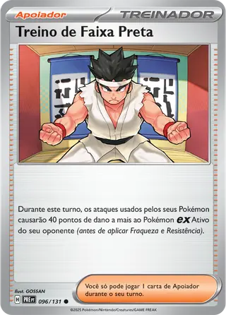 Carta Treino de Faixa Preta