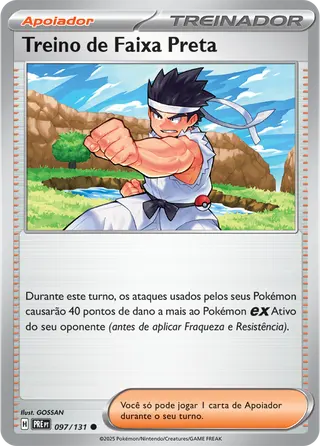 Carta Treino de Faixa Preta