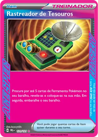 Carta Rastreador de Tesouros