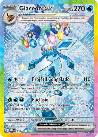 Carta Glaceon ex