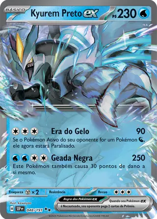 Carta Kyurem Preto ex