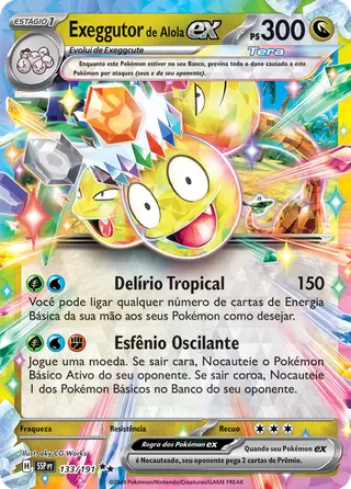 Carta Exeggutor de Alola ex