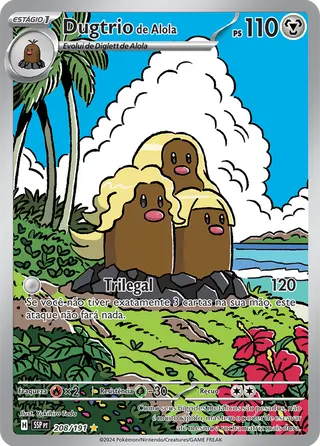 Carta Dugtrio de Alola