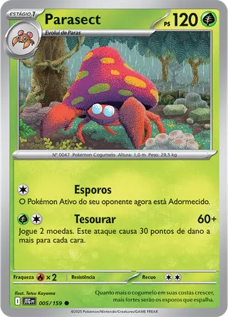 Carta Parasect