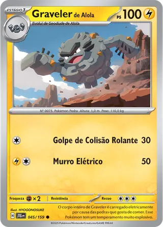 Carta Graveler de Alola