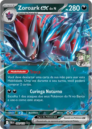 Carta Zoroark ex do N