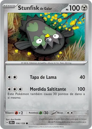 Carta Stunfisk de Galar