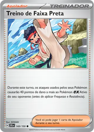 Carta Treino de Faixa Preta