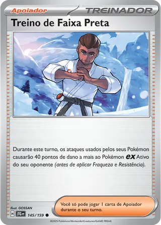 Carta Treino de Faixa Preta