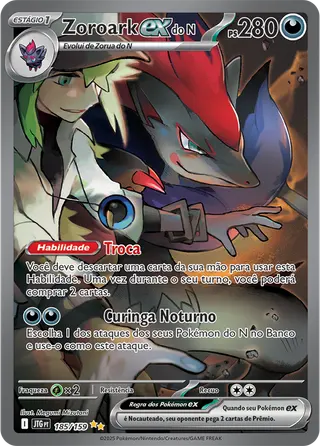 Carta Zoroark ex do N