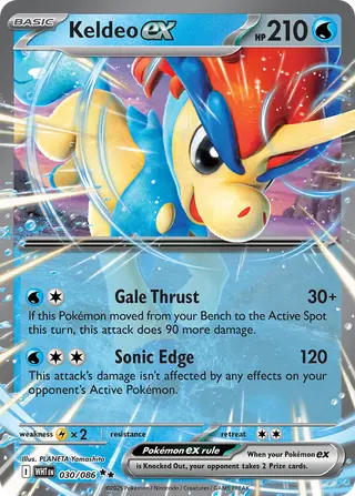 Carta Keldeo ex