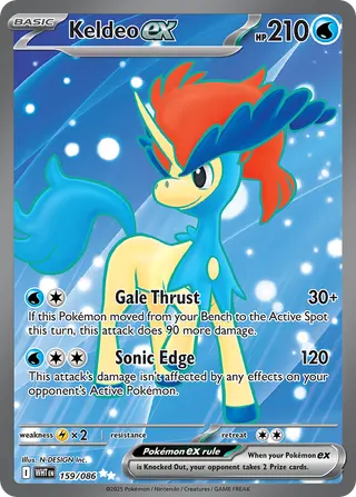 Carta Keldeo ex