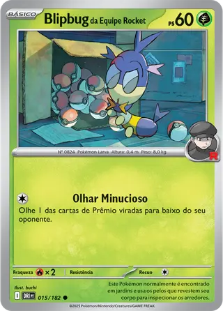 Carta Blipbug da Equipe Rocket