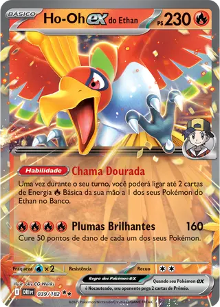 Carta Ho-Oh ex do Ethan