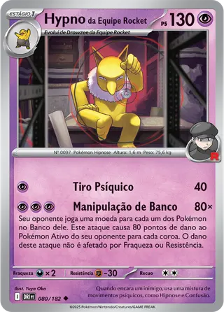 Carta Hypno da Equipe Rocket