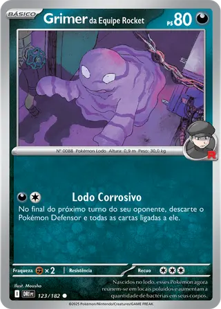 Carta Grimer da Equipe Rocket
