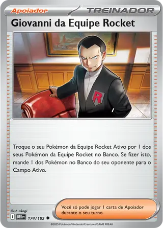 Carta Giovanni da Equipe Rocket
