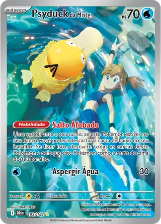 Carta Psyduck da Misty